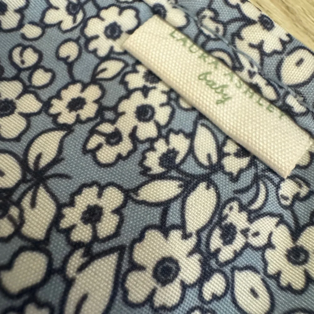 Laura Ashley Deep Blue Quilted Baby Bag